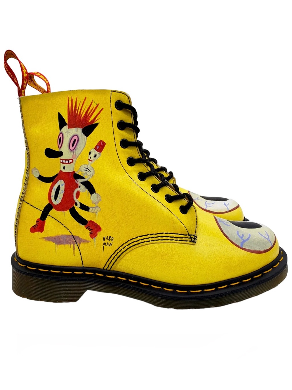 Dr. Martens x Gary Baseman Toby Yellow Mens size 11 NEW!!! EXTREMELY RARE!!!